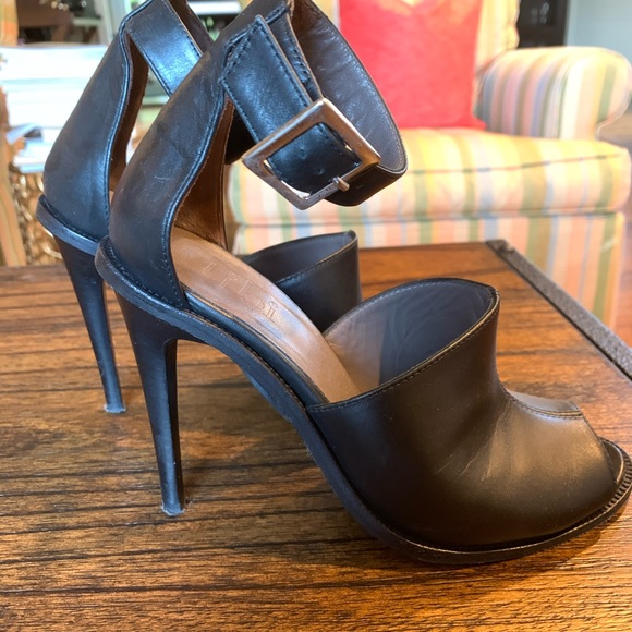 Tibi Peep Toes Mules - Picture 2 of 3